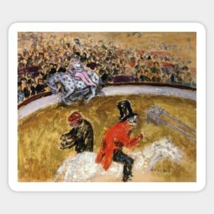 at the circus 1897 - Pierre Bonnard Sticker